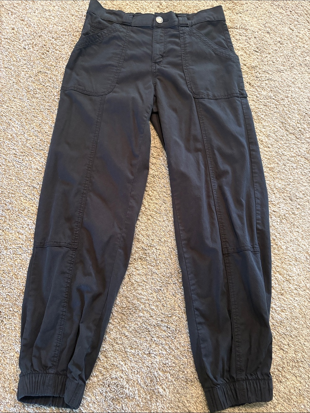 SO Women's Black ankle Jogger Pants